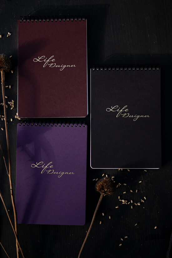 1+1+1 Life Designer pierakstu-zīmējumu klades A5 Komplekts